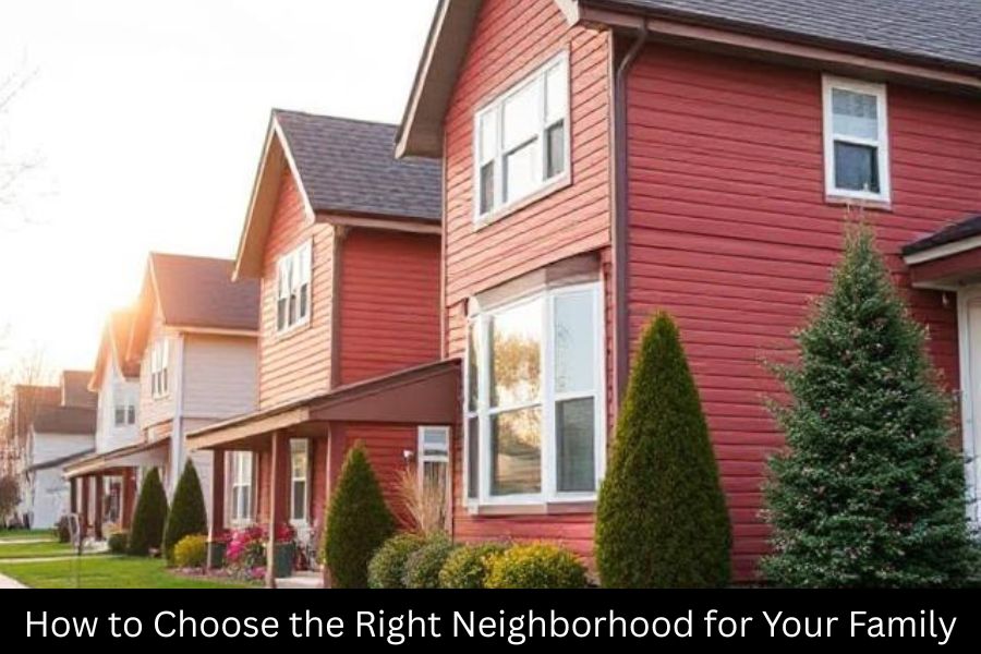 How to Choose the Right Neighborhood for Your Family